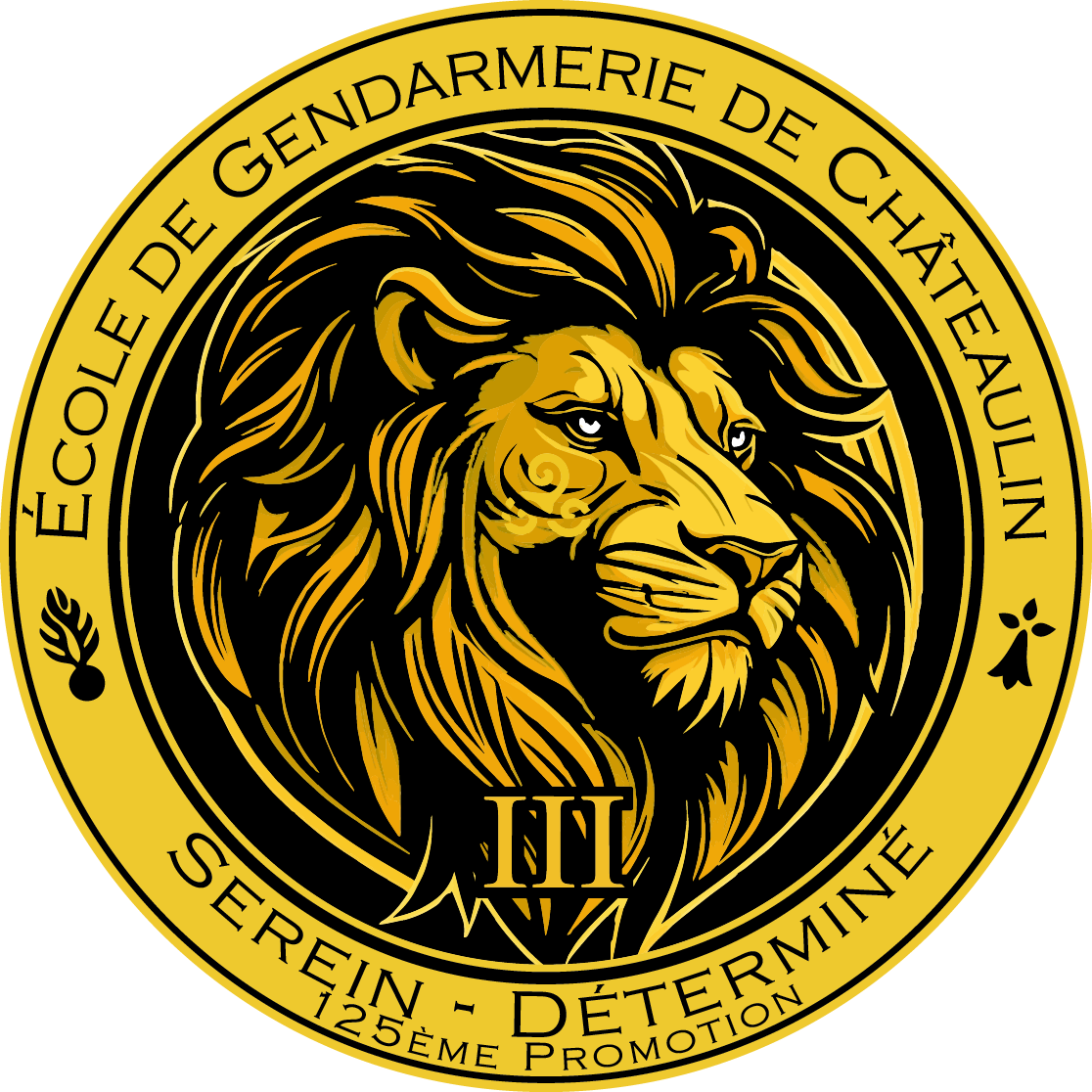 Rondache principale de l'école de gendarmerie de Châteaulin